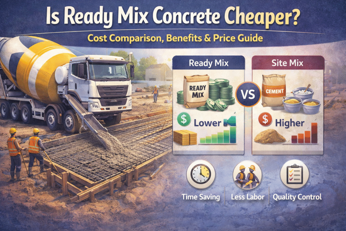 Is Ready Mix Concrete Cheaper