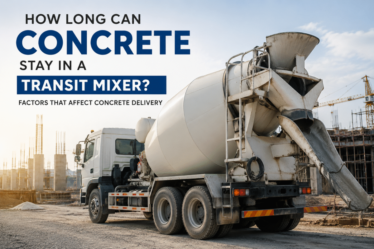 How Long Can Concrete Stay in a Transit Mixer Factors That Affect Concrete Delivery - Spectrum Concrete