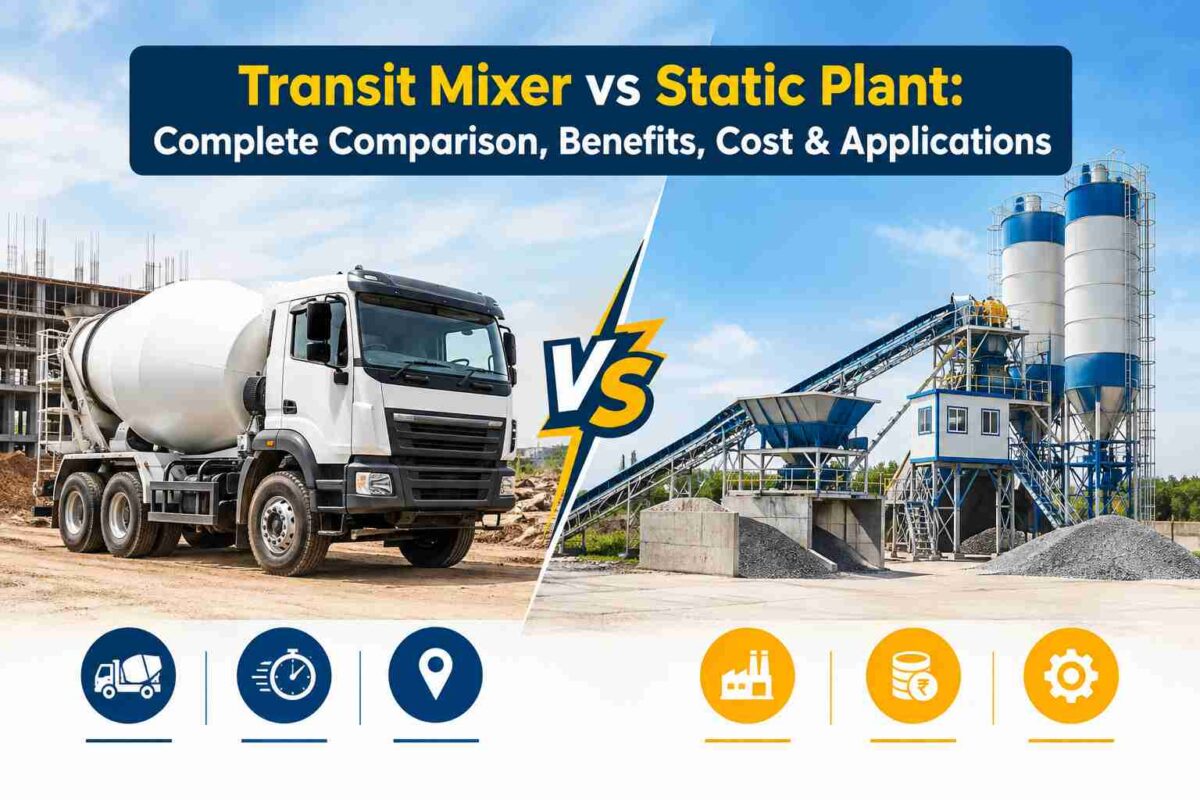 Transit Mixer vs Static Plant